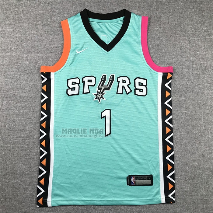 Maglia
 Victor Wembanyama NO 1 Bambino
 San Antonio Spurs Citta
 2022-23 Verde
